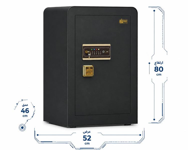 گاوصندوق مدل 800LF دیجیتال خانگی لمسی اثرانگشتی
